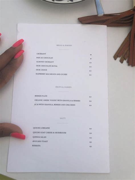 fendi cafe menu|dior coffee shop miami.